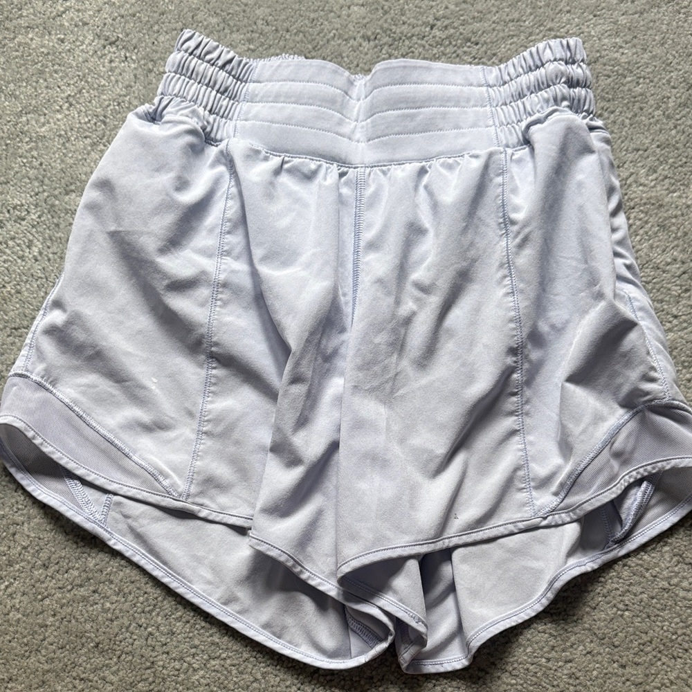 Lululemon Women's Athletic Light blue Shorts ( high rise 4 inch )